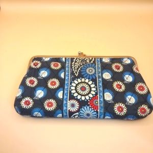 Vera Bradley wallet owl print oversized quilted clutch wallet discontinued print